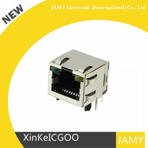 Free shipping 20pcs 6116173-4 61161734 CONN MOD JACK 8P8C R/A SHIELDED