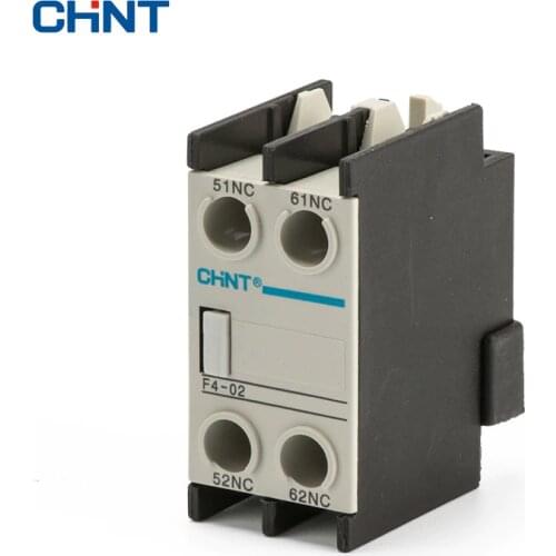 CHINT AC Contactor Auxiliary Touch Head F4-02 Match CJX2 CJX4 LC1 Use