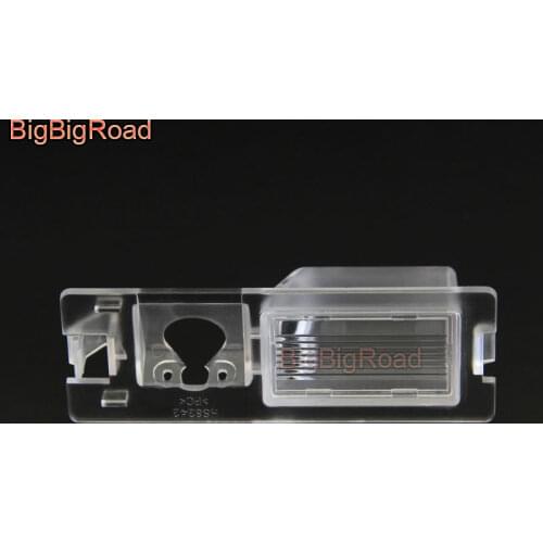 BigBigRoad Vehicle Camera Bracket Fit For Fiat Grande Punto Fiat Punto Evo Fiat Avventura 3D 5D hatchback Car Rear View Camera