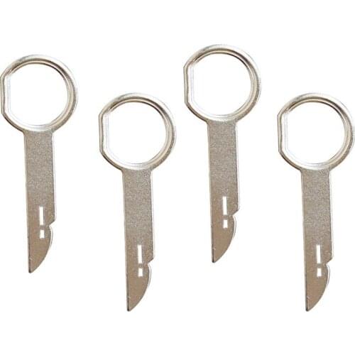 Hand Tool Set 4pcs Car Stereo Radio Removal Remove Tool 4 Keys For For Ford For Volkswagen Car Accessories