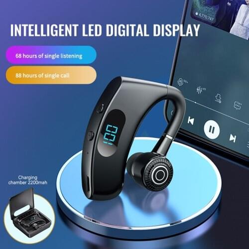 New Bluetooth-compatible Wireless Headset Earbuds Earpiece With Mic Mini Handsfree Earphones 24Hrs Headphones For IPhone Xiaomi