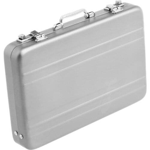 New Aluminum Password box Card Case Mini suitcase Briefcase Business Card Box Name Card Holder Storage