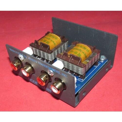 Permalloy Audio Isolation Transformer 600Ω: 2K4, assembled with gold-plated RCA socket, voltage amplification 1 times