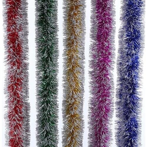 9 Colorful Christmas Decoration Bar Tops Garland DIY New Xmas Trees Ornament Wedding Decor Hot Sale Hanging Artificial Flower