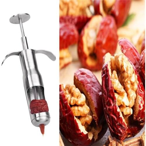 304 Stainless Steel Cherry Jujube Corer Pitter Fruit Kitchen Olive Core Gadget Stoner Remove Pit Tool Seed Push Out