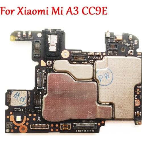 Tested)Full Work Original Unlock Motherboard For Xiaomi Mi A3 Logic Circuit Board Plate Mainboard