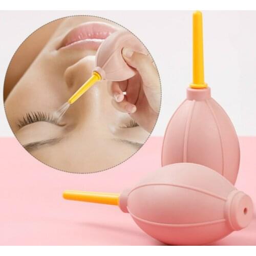 1PC Silicon Air Blower for Eyelash extensions Quick Drying Manual pressing Grafting Lashes Blower Dryer Tool