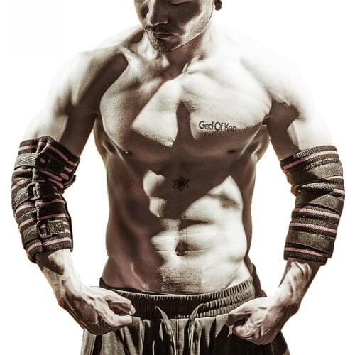 Gym Adjustable Elbow Support Sleeve Brace Compression for Powerlifting Weightlifting Bodybuilding Crossfit Elbow Pad Protector