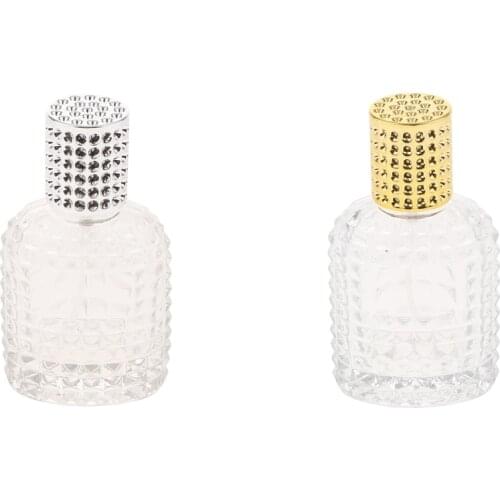 2pcs Pineapple Glass Perfume Bottle Essential Oils Bottle Container 50ml