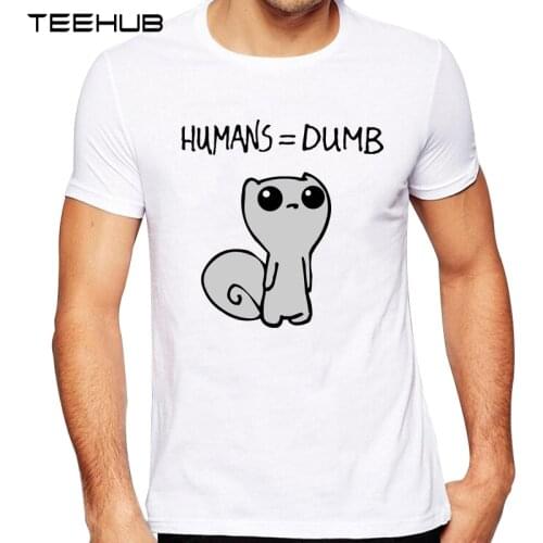 TEEHUB Mens New Fashion Dumb Squirrel Design Short Sleeve T-Shirt Cool Printed Tops Hipster Tee Shirts