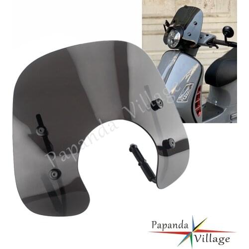 Scooter Wind Screen Front Windshield Spoiler Air Deflector For Piaggio Vespa GTS300 GTS 300 250 GTS250 2019-2021 Windscreen