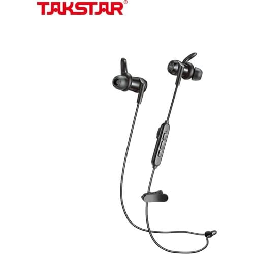 TAKSTAR DW1 In-ear Bluetooth Sport Headphone,Neckband Magnetic Wireless earphones with Mic for Phones PC Music Appreciation