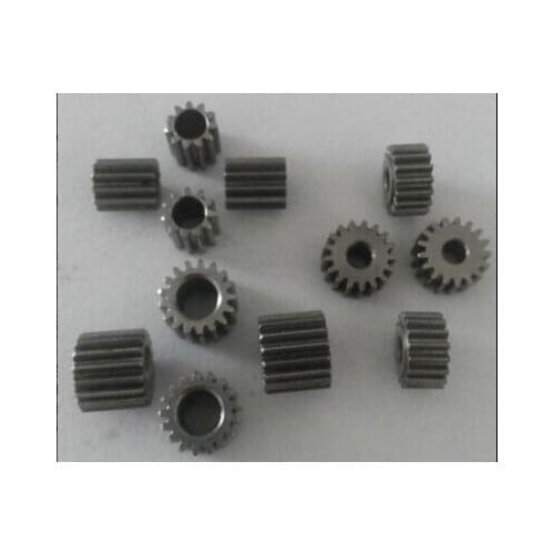 10pcs/lot Motor gear 1 die 12 teeth 13 teeth 15teeth inner hole 6mm-8mm