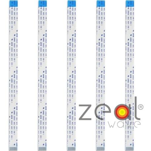 5pcs FFC Cable 1.0mm Pitch 10 Pins 200mm Forward Direction Flexible Flex Cable