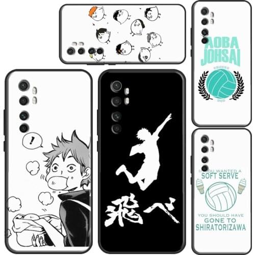 Anime Haikyuu!! Fly Case For Xiaomi Mi 11 Lite Note 10 A3 Mi 10T Pro 11 Ultra Cover For POCO X3 Pro F2 F3 M3