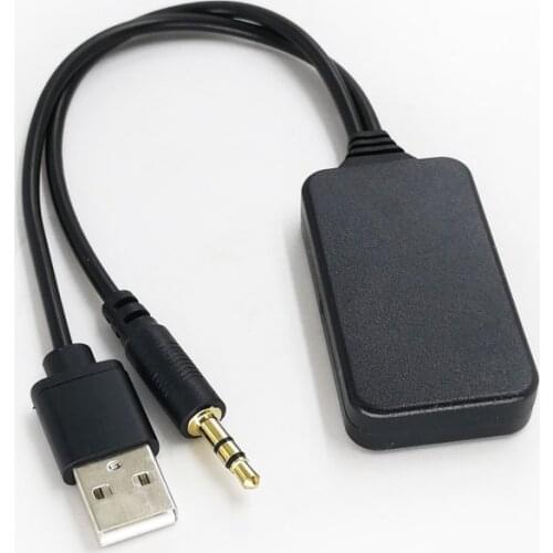 Biurlink Car Bluetooth AUX Adapter USB 5V/12V Power Wireless Bluetooth Music Adapter For BMW