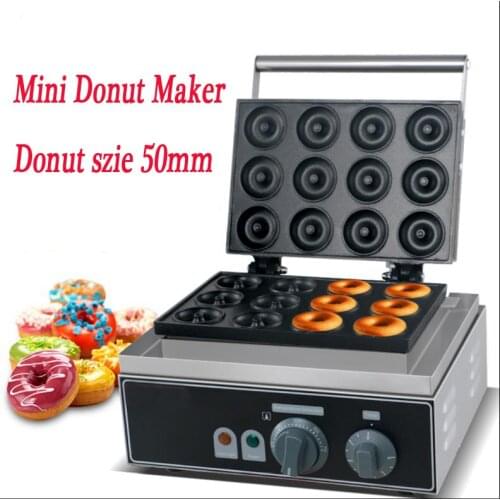 Free shipping Top quality with CE 110v 220v Electric 5/6/12 pcs Sweet duonts machine/ waffle machine Doughnut Maker