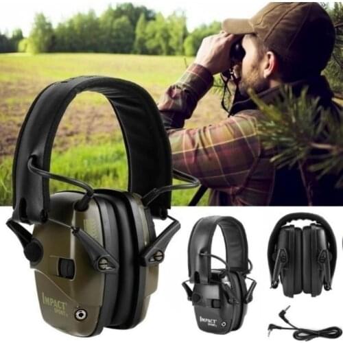 Electronic Shooting Earmuff Anti-Noise Tactical Ear Protector Hearing Protection Headset Foldable
