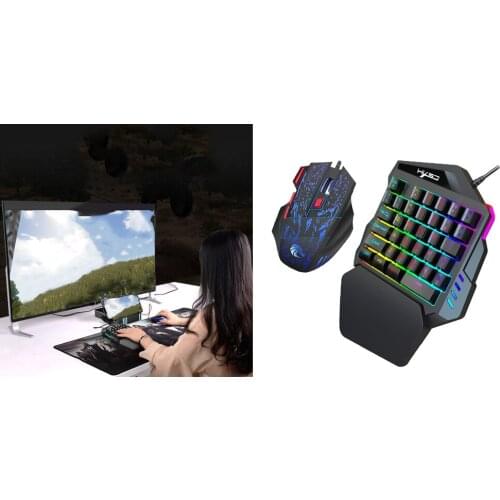 35 Keys One Hand Keyboard Ergonomic Gaming Single Hand Keyboard PC Gamer Dedicated Game Mechanical Feel Game Keyboard