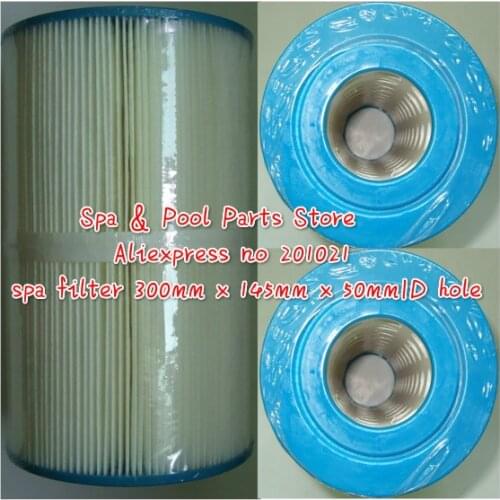 Hot tub spa filter 300mm x 145mm x 50mm ID hole replacement Unicel C-5624 Pleatco PJW25 Filbur FC-1305 Darlly 50504