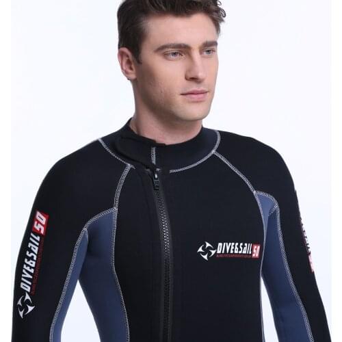 2-piece Design with Hood, 5mm SCR Wetsuit Premium Neoprene 5 Millimeter Thickness Wet Suit Diving Suit