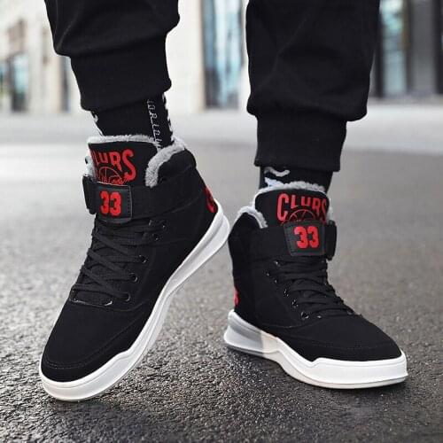 HAIMAITONG Mens Winter Boots