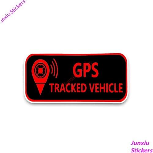 Creative Red Black GPS Car Sticker Car Styling Decal Accessories Vinyl PVC 12cm*6cm Motorcycle Waterproof Windshield