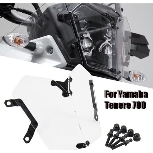 Motorcycle Accessories For Yamaha Tenere 700 TENERE 700 Tenere700 20-Onward Acrylic Headlight Protector Guard Lense Cover