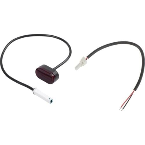 Novel-Taillight Rear Tail Lamp + Battery Line Foldable Resistant,for Xiaomi Mijia M365 Electric Scooter Parts