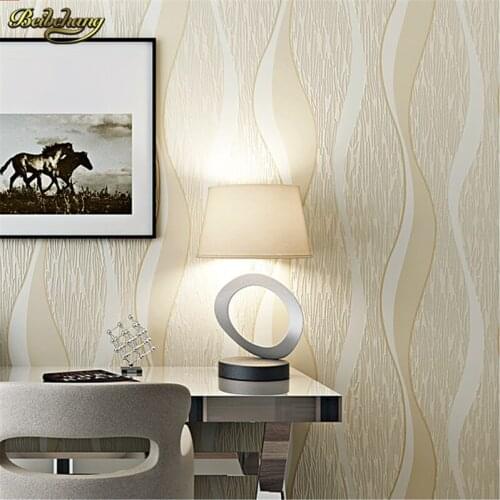 Beibehang Simple modern European fashion wave pattern wallpaper living room bedroom children room full floor papel de parede