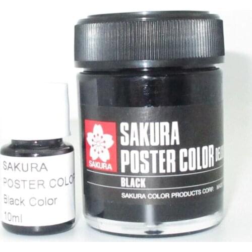 SAKURA Poster Color Deluxe Black Color Japan