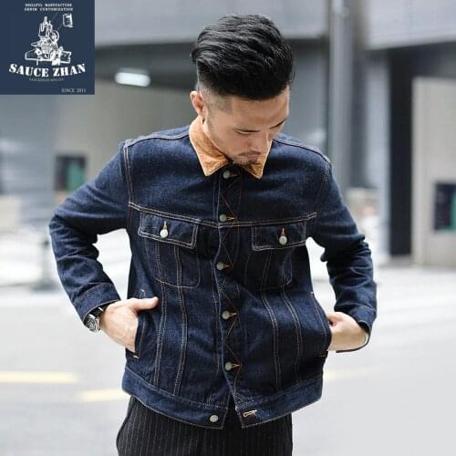 Мужские джинсовые куртки SauceZhan China At AliExpress