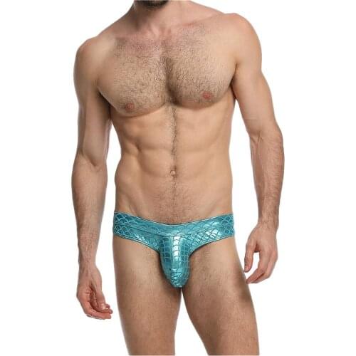 Sexy Men Gay Mens Briefs Soft Male Panties Shorts Breathable Man Underpants Cueca Masculina Sexy U Convex Print Underpants