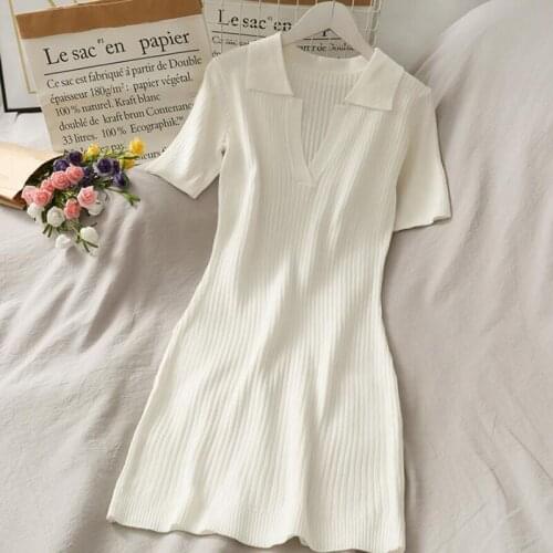 VGVYJLGFV Summer Knitted Dresses