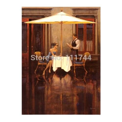 Aperitif Vignette Brent Lynch painting on Canvas Landscape Painting modern art Home Decor High quality Hand painted