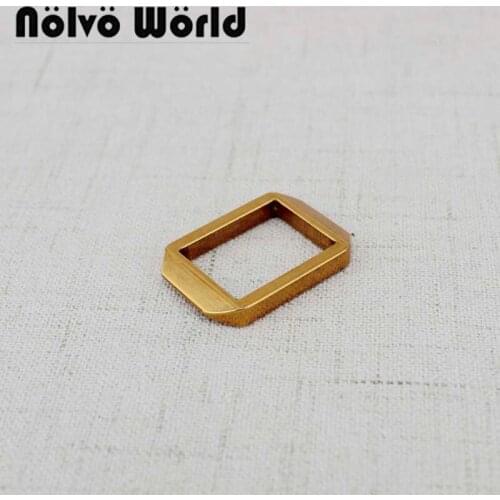 10-50 pieces 20*15mm Old gold finish tabular square buckle,bags purse strapping welded buckle