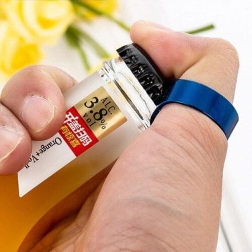 304 Stainless Steel Fashion Bottle Opener Personalized Portable Opener Finger Wine Opener Ring Kitchen Accessories Gadgets