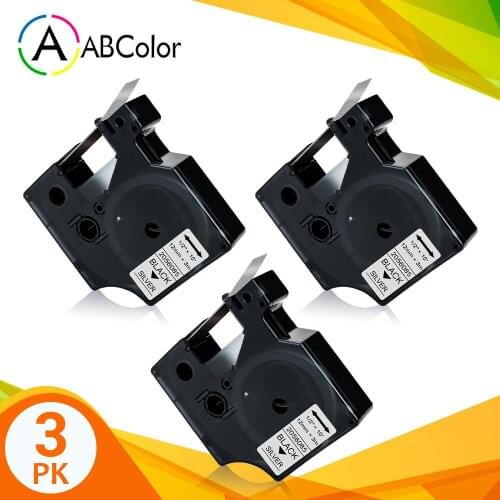 3PK 2056085 Silver Glitter Tape For DYMO COLORPOP D1 Tape 2056085 Label Tape For DYMO Label Maker LabelManager 160 280 PnP 360D