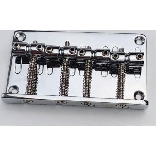 4 String Bass Bridge String Spacing 20mm Chrome