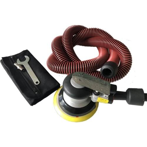 5 inch eccentric pneumatic grinder Polishing machine Car waxing machine Sandpaper polisher round grinding vacuum pneumatic tools