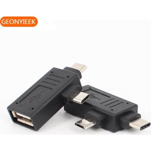 Mobile Phone Adapter Micro+type-c USB To USB C Adapter Microusb Connector Xiaomi Redmi Oppo Vivo USB Type C Adapter Converters