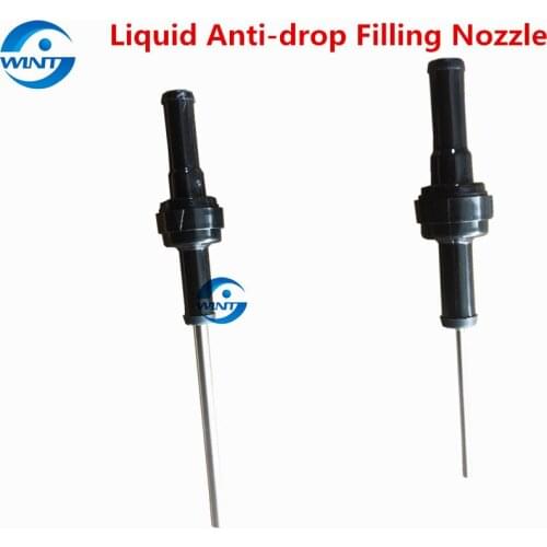 Free Shipping Anti-Drop Liquid Filling Nozzles Accessories Filler Head Of Magnetic Pump Filling Machine For Juice Water Oil