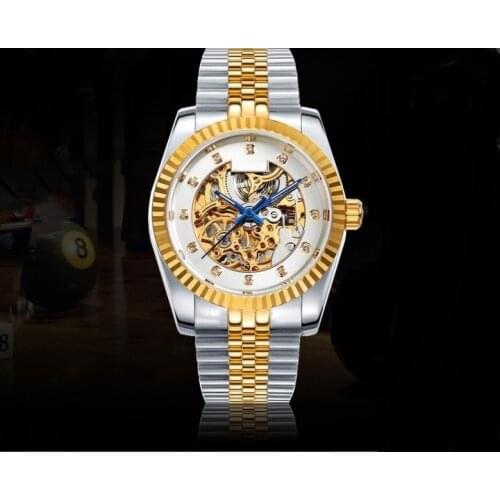 38mm Sangdo Luxury watchesho llow out Automatic Self-Wind movement Mechanical watches Mens watch SD063-s8