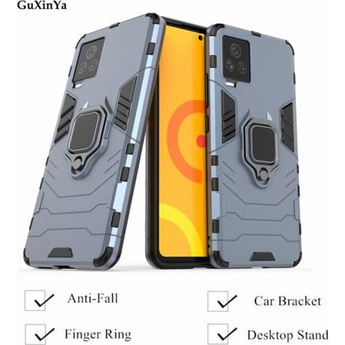 Phone Case For vivo iQOO 7 Cases Luxury Armor Magnetic Ring Back Cover iQOO 7 Funda For vivo iQOO7 Bumper Coque Shell 6.62"