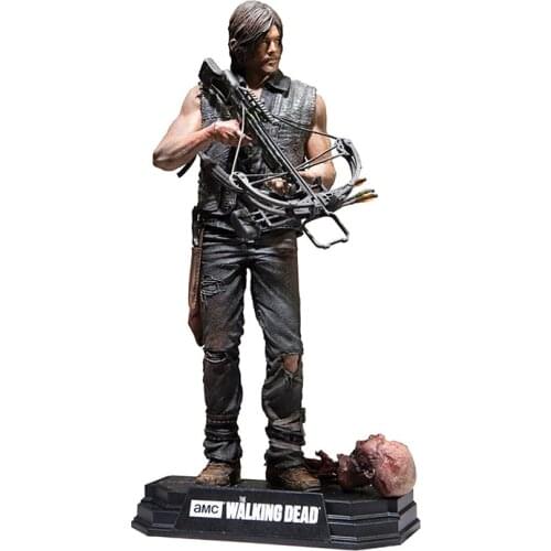 US Drama Walking Dead Daryl Dixon Gotthard RickGrimes Negan Statue Hand Fction Figure Model W119