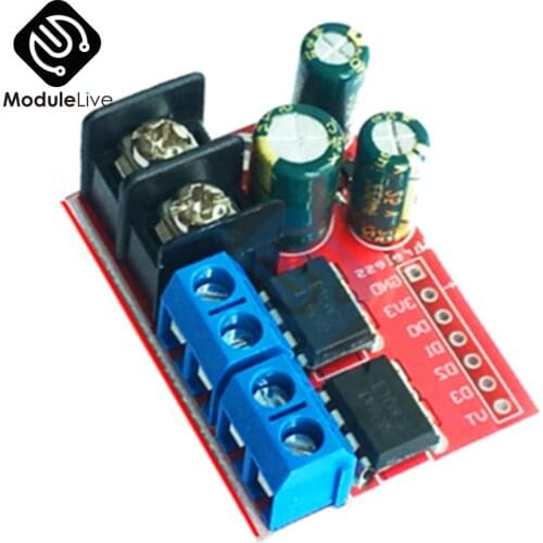 Double Dual H Bridge Super L298N L298 DC Motor Drive Module Remote Controller Voltage 3V-14V Reverse PWM Speed Regulation 5A