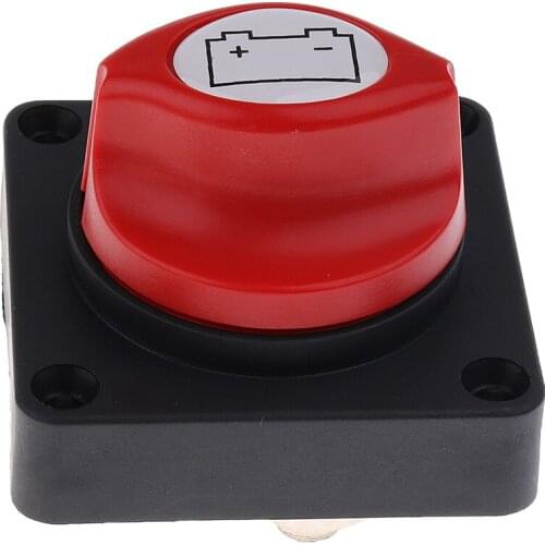 Car Battery 275A Protective Double Poles Disconnect Isolator Knob Switch