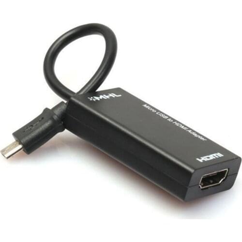 Micro USB To TV Out HDTV MHL Adapter Cable For Phone Or Tablet For PC Laptop Projector TV Drop Shipping Wholesale