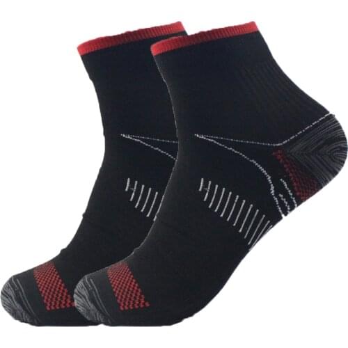 Foot Compression Socks For Men Women Plantar Fasciitis Heel Spurs Pain Casual Cotton Sock Venous New Sock