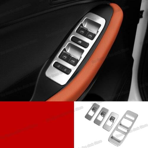 Lsrtw2017 for Chery Tiggo 7 Car Window Switch Button Frame Trims Decorative Interior Accessories 2016 2017 2018 2019 2020